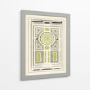 Laberinto De Jardín Verde V - J.F. Blondel | Cuadro decorativo de Canvas Lab