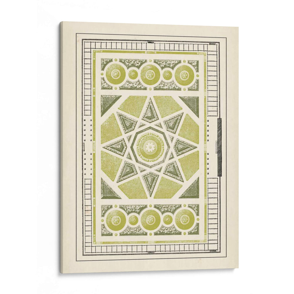 Laberinto De Jardín Verde Vi - J.F. Blondel | Cuadro decorativo de Canvas Lab