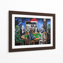 Old school horror poker | Cuadro decorativo de Canvas Lab