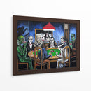 Old school horror poker | Cuadro decorativo de Canvas Lab