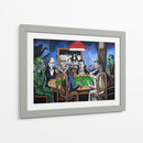 Old school horror poker | Cuadro decorativo de Canvas Lab