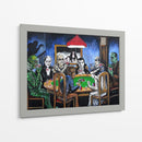 Old school horror poker | Cuadro decorativo de Canvas Lab