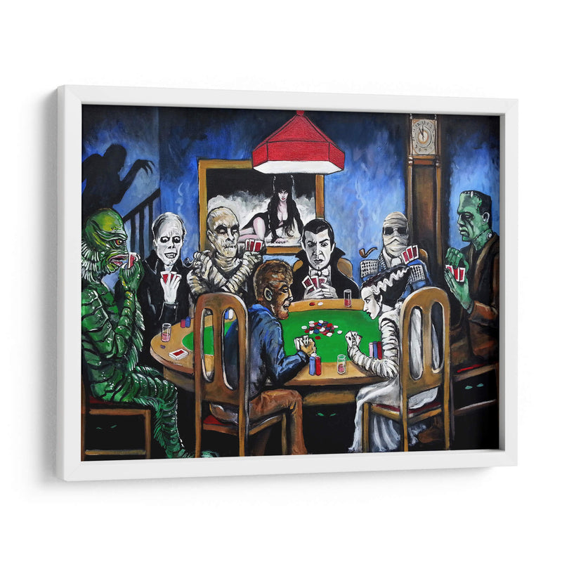 Old school horror poker | Cuadro decorativo de Canvas Lab