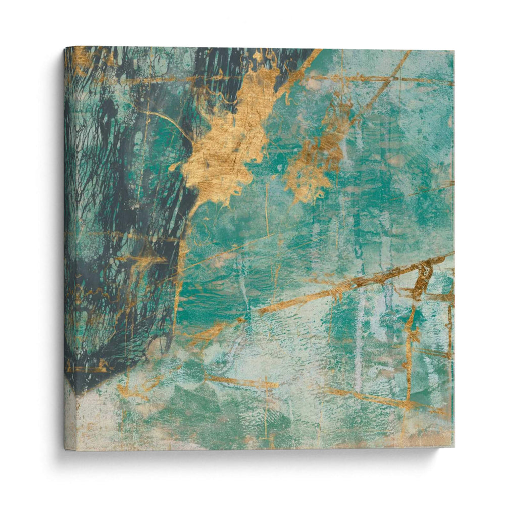 Encaje Teal I - Jennifer Goldberger | Cuadro decorativo de Canvas Lab