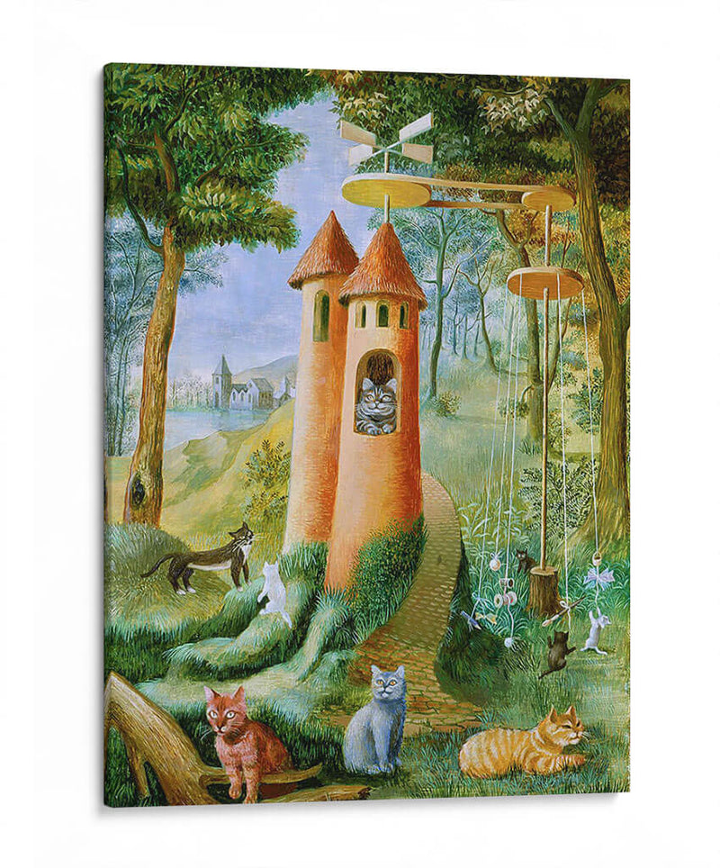 Paraíso de gatos - Remedios Varo | Cuadro decorativo de Canvas Lab