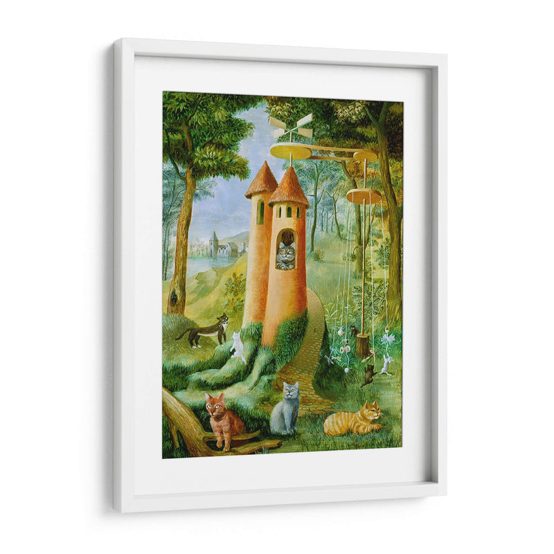 Paraíso de gatos - Remedios Varo | Cuadro decorativo de Canvas Lab