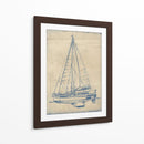 Blueprint Yacht I - Ethan Harper | Cuadro decorativo de Canvas Lab