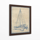 Blueprint Yacht I - Ethan Harper | Cuadro decorativo de Canvas Lab