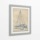 Blueprint Yacht I - Ethan Harper | Cuadro decorativo de Canvas Lab