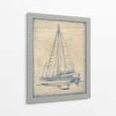 Blueprint Yacht I - Ethan Harper | Cuadro decorativo de Canvas Lab