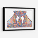 Puente de Brooklyn de colores | Cuadro decorativo de Canvas Lab