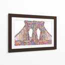 Puente de Brooklyn de colores | Cuadro decorativo de Canvas Lab