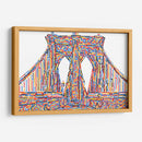 Puente de Brooklyn de colores | Cuadro decorativo de Canvas Lab