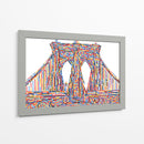 Puente de Brooklyn de colores | Cuadro decorativo de Canvas Lab