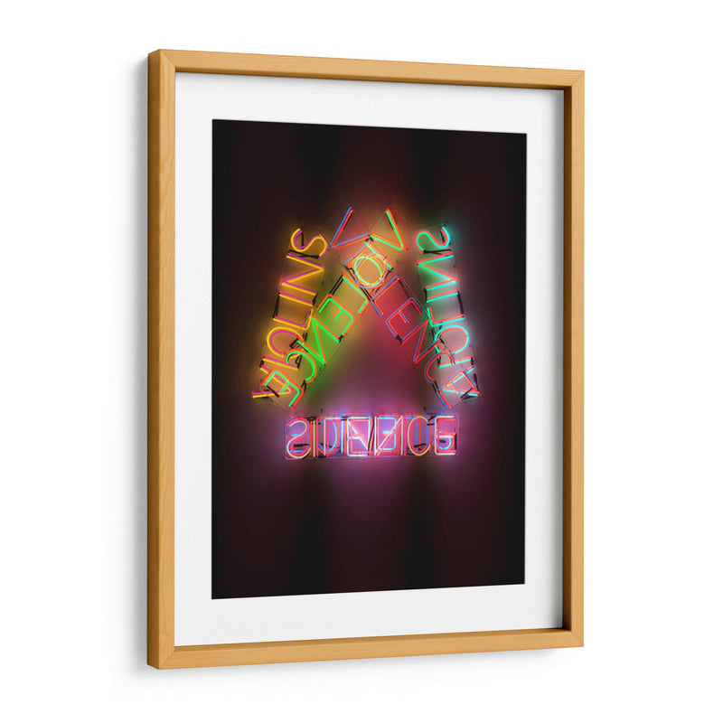 Silence to violence | Cuadro decorativo de Canvas Lab