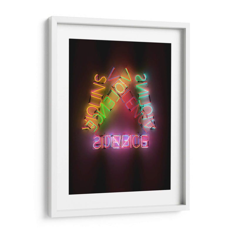 Silence to violence | Cuadro decorativo de Canvas Lab