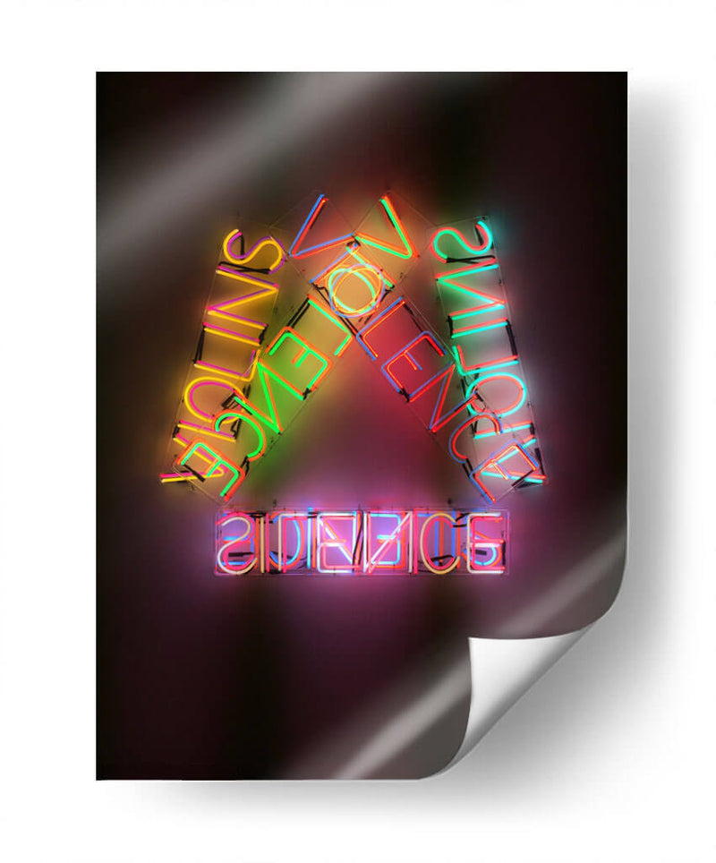 Silence to violence | Cuadro decorativo de Canvas Lab