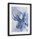 Moose De Índigo - Jennifer Goldberger | Cuadro decorativo de Canvas Lab