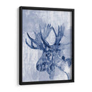 Moose De Índigo - Jennifer Goldberger | Cuadro decorativo de Canvas Lab