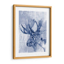 Moose De Índigo - Jennifer Goldberger | Cuadro decorativo de Canvas Lab
