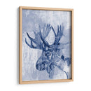 Moose De Índigo - Jennifer Goldberger | Cuadro decorativo de Canvas Lab