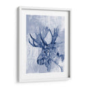 Moose De Índigo - Jennifer Goldberger | Cuadro decorativo de Canvas Lab