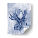 Moose De Índigo - Jennifer Goldberger | Cuadro decorativo de Canvas Lab