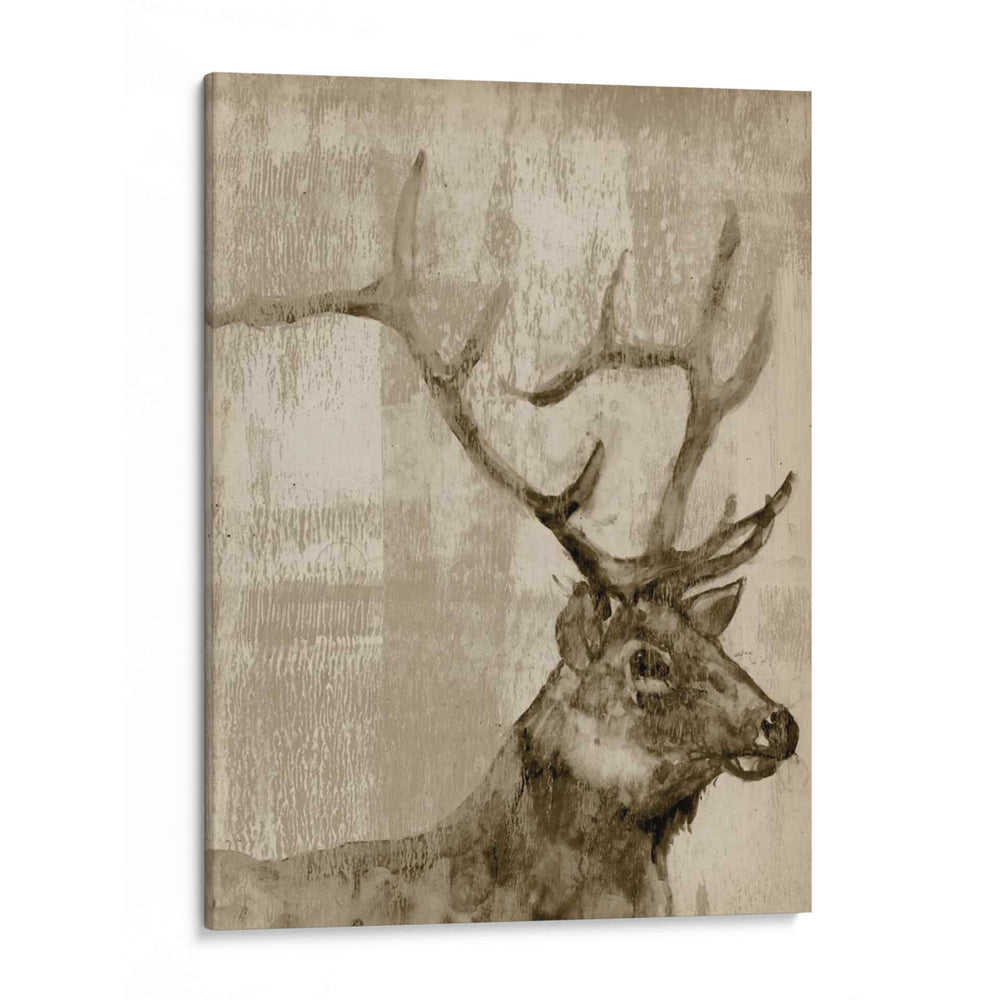 Sepia Alces - Jennifer Goldberger | Cuadro decorativo de Canvas Lab