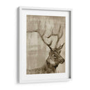Sepia Alces - Jennifer Goldberger | Cuadro decorativo de Canvas Lab