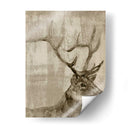 Sepia Alces - Jennifer Goldberger | Cuadro decorativo de Canvas Lab