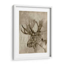 Sepia Alce - Jennifer Goldberger | Cuadro decorativo de Canvas Lab
