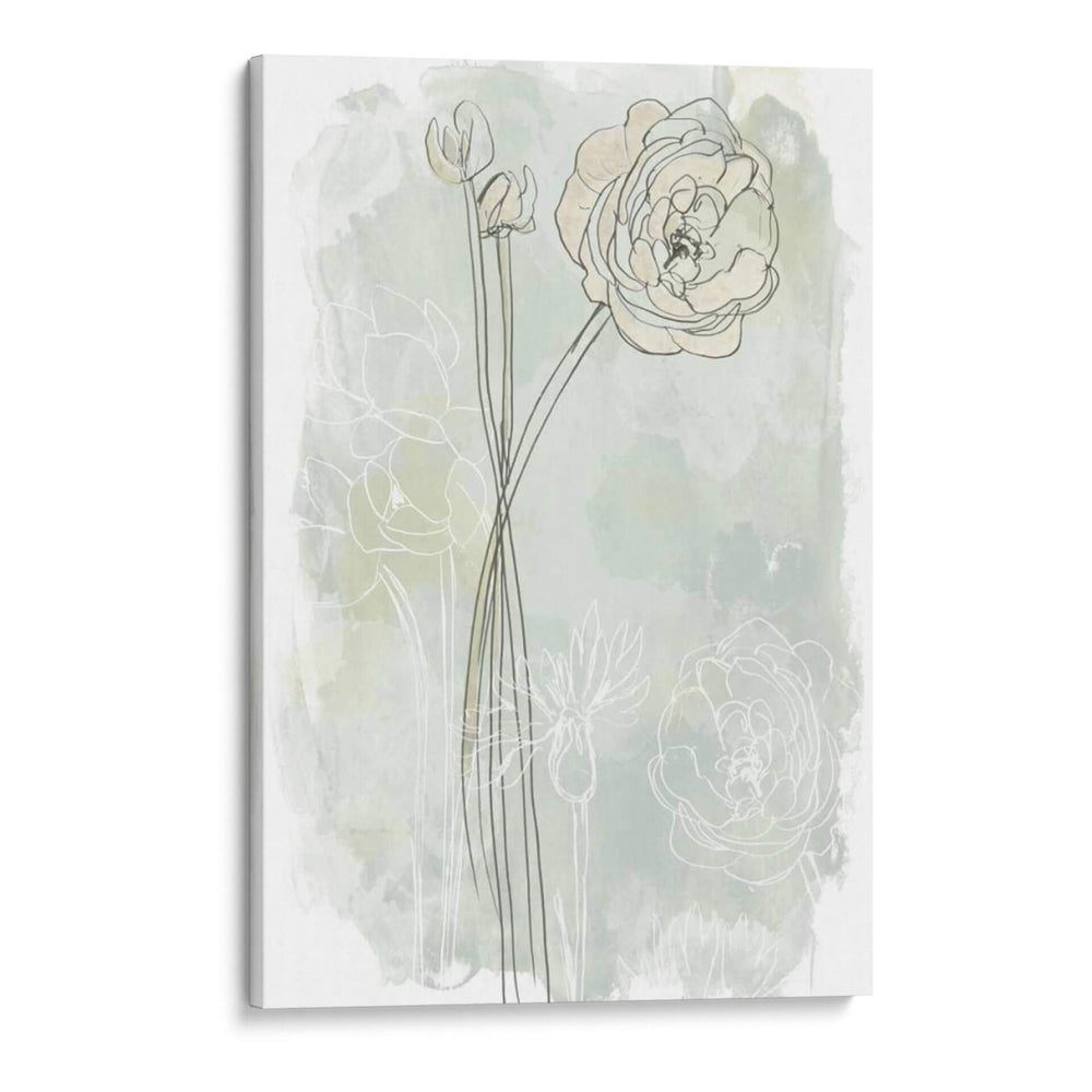Estudio De Flores De Piedra Iii - June Erica Vess | Cuadro decorativo de Canvas Lab