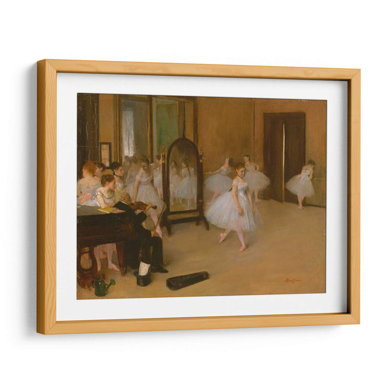 La Clase De Baile - Edgar Degas | Cuadro decorativo de Canvas Lab