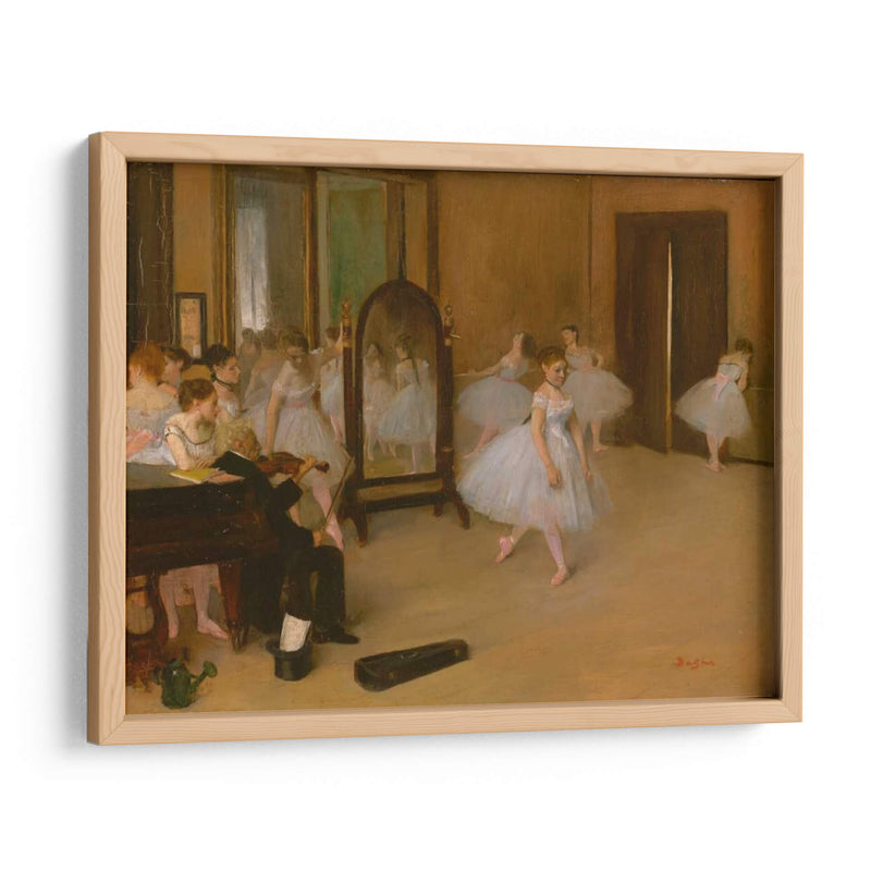 La Clase De Baile - Edgar Degas | Cuadro decorativo de Canvas Lab