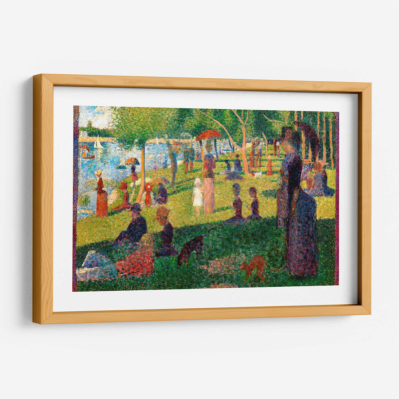 Un Domingo En La Grande Jatte - Georges Seurat | Cuadro decorativo de Canvas Lab