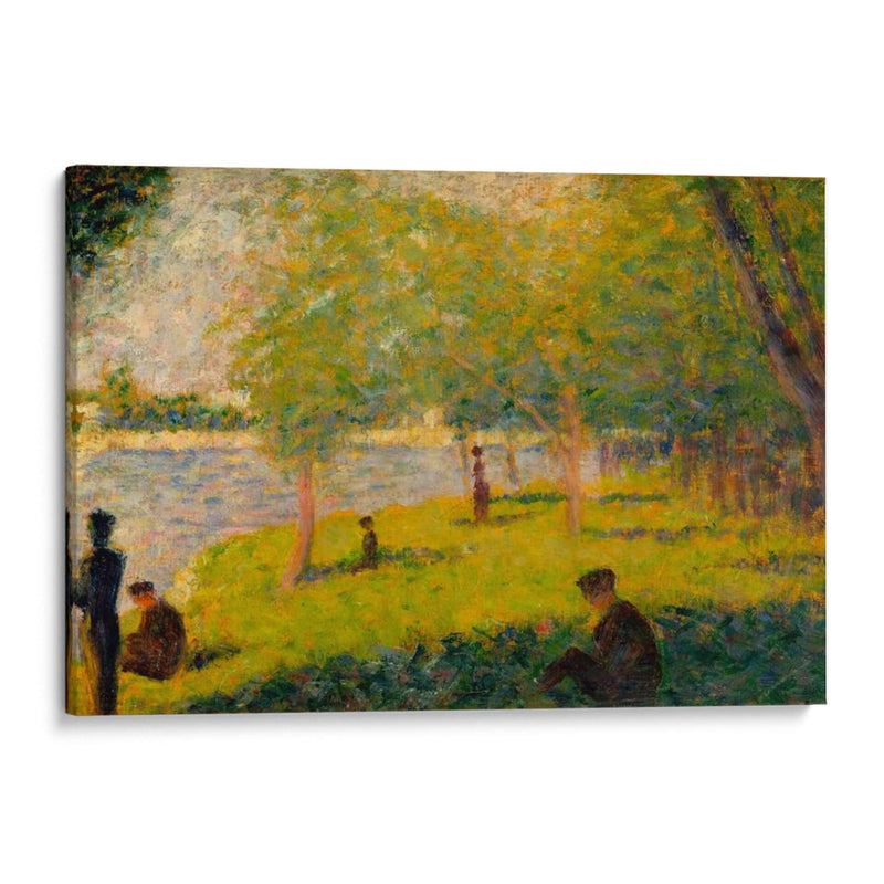 Estudia Para Un Domingo En La Grande Jatte. - Georges Seurat | Cuadro decorativo de Canvas Lab