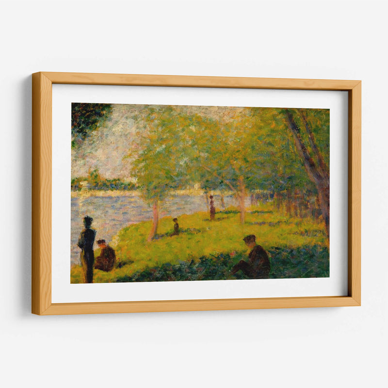 Estudia Para Un Domingo En La Grande Jatte. - Georges Seurat | Cuadro decorativo de Canvas Lab