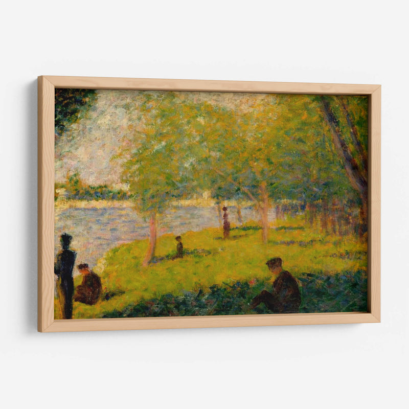 Estudia Para Un Domingo En La Grande Jatte. - Georges Seurat | Cuadro decorativo de Canvas Lab