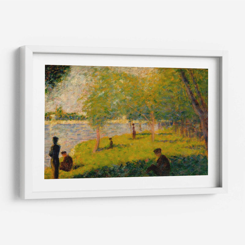 Estudia Para Un Domingo En La Grande Jatte. - Georges Seurat | Cuadro decorativo de Canvas Lab