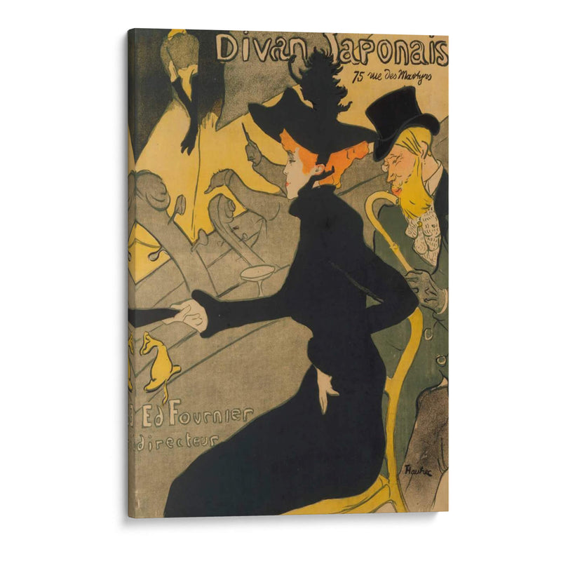 Divan Japonais - Henri de Toulouse-Lautrec | Cuadro decorativo de Canvas Lab