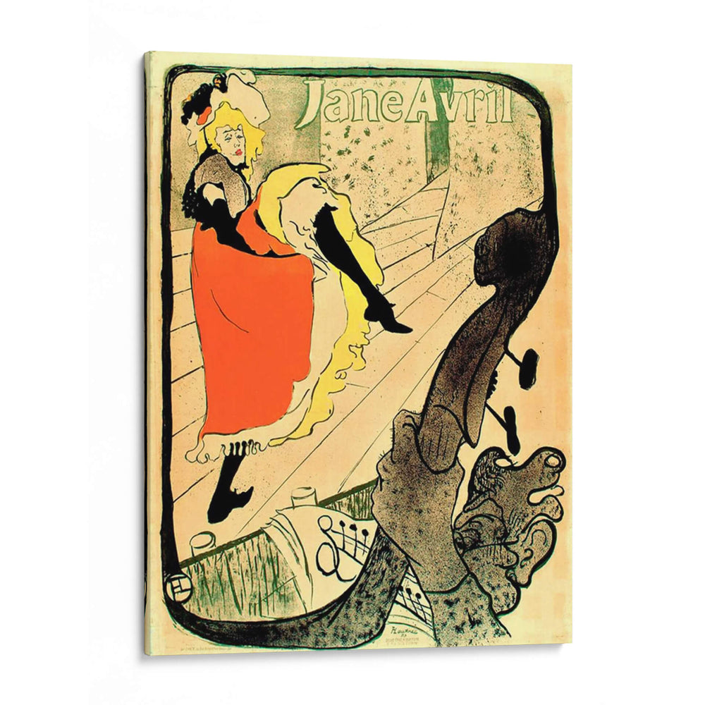 Jane Avril - Henri de Toulouse-Lautrec | Cuadro decorativo de Canvas Lab