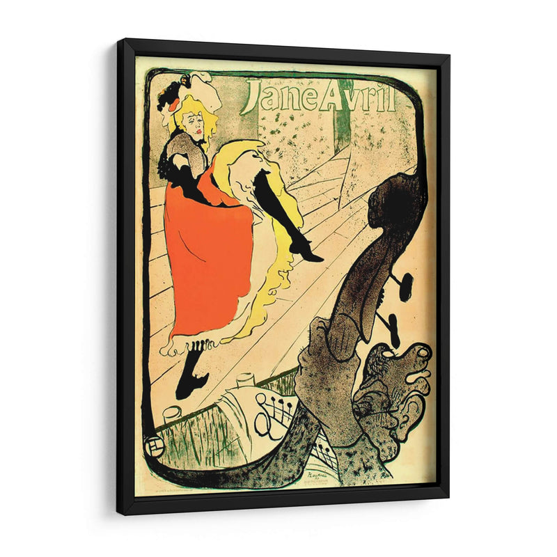 Jane Avril - Henri de Toulouse-Lautrec | Cuadro decorativo de Canvas Lab