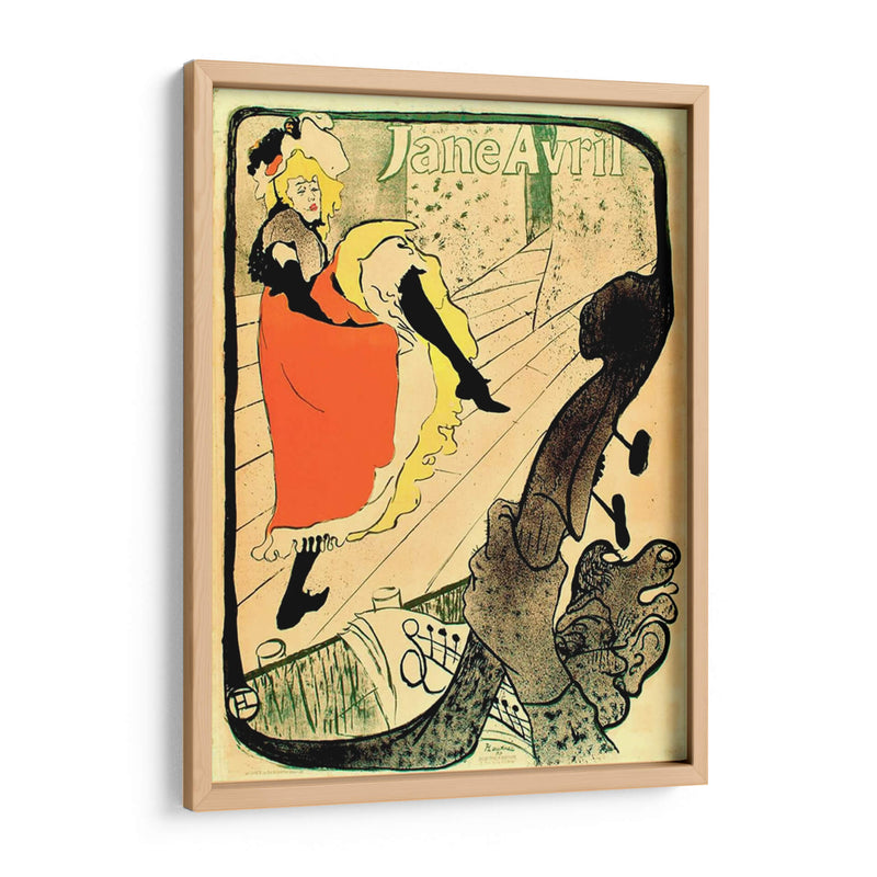 Jane Avril - Henri de Toulouse-Lautrec | Cuadro decorativo de Canvas Lab