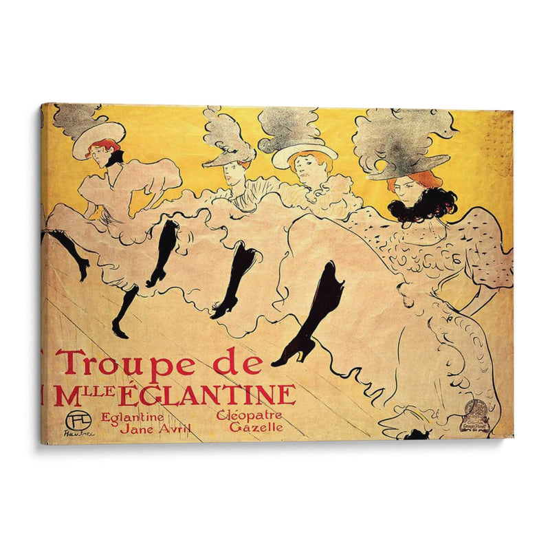 La Troupe De Mademoiselle Eglantine - Henri de Toulouse-Lautrec | Cuadro decorativo de Canvas Lab