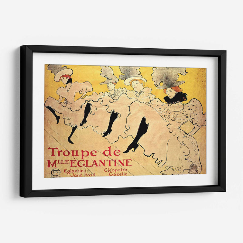 La Troupe De Mademoiselle Eglantine - Henri de Toulouse-Lautrec | Cuadro decorativo de Canvas Lab