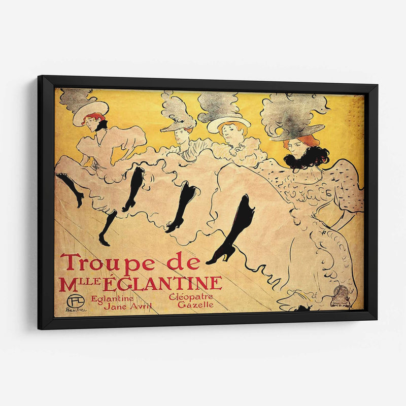 La Troupe De Mademoiselle Eglantine - Henri de Toulouse-Lautrec | Cuadro decorativo de Canvas Lab