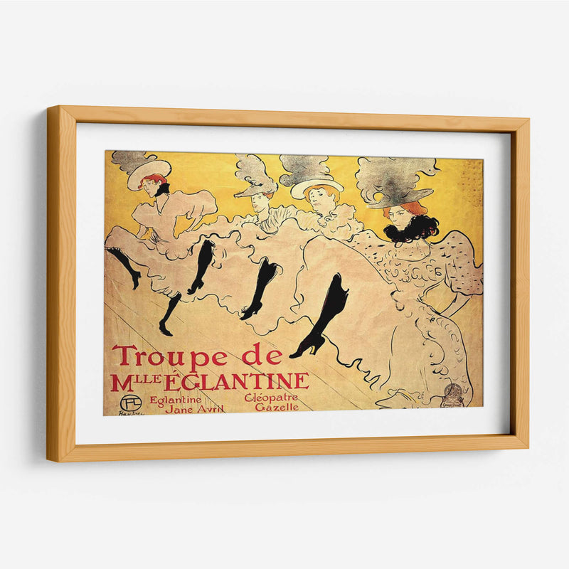 La Troupe De Mademoiselle Eglantine - Henri de Toulouse-Lautrec | Cuadro decorativo de Canvas Lab