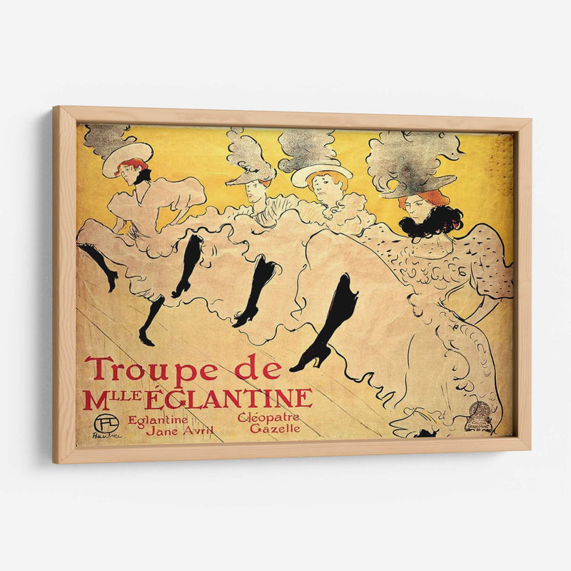 La Troupe De Mademoiselle Eglantine - Henri de Toulouse-Lautrec | Cuadro decorativo de Canvas Lab