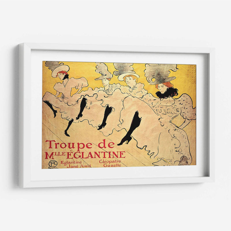 La Troupe De Mademoiselle Eglantine - Henri de Toulouse-Lautrec | Cuadro decorativo de Canvas Lab