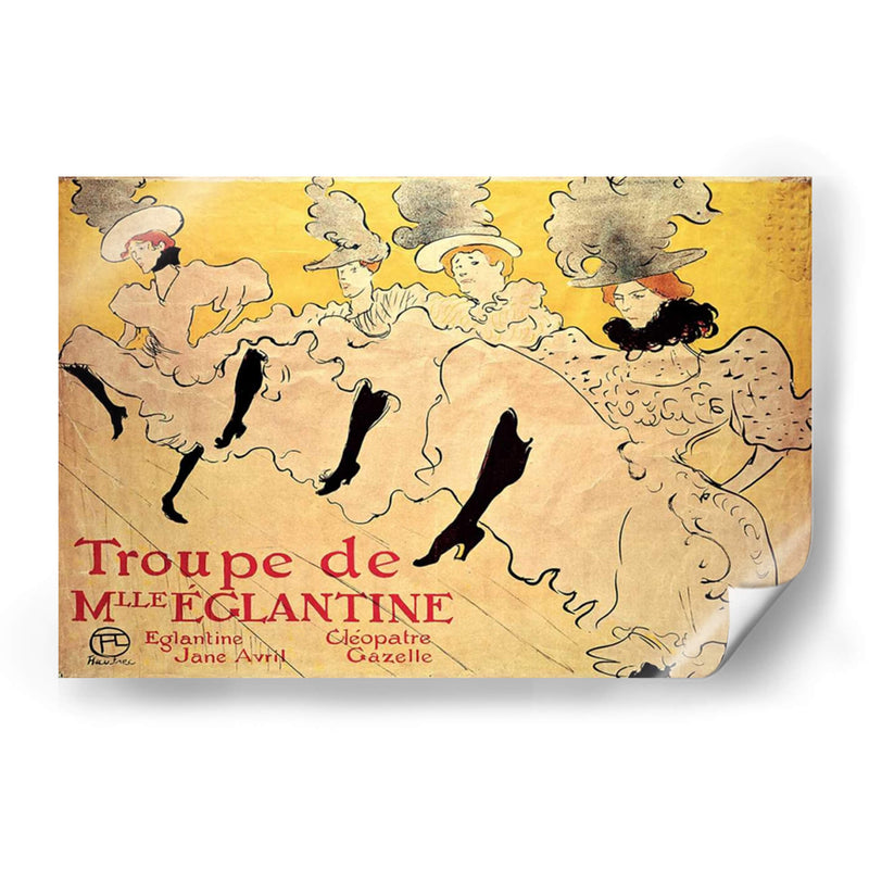 La Troupe De Mademoiselle Eglantine - Henri de Toulouse-Lautrec | Cuadro decorativo de Canvas Lab